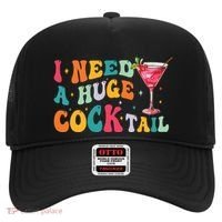 Groovy I Need A Huge Cocktail Funny Adult Humor Drinking Hat thumb 0