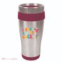 Groovy I Need A Huge Cocktail Funny Adult Humor Drinking 16oz Travel Tumbler thumb 0
