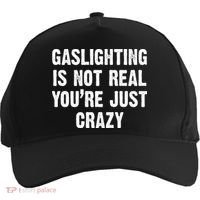 Gaslighting Is Not Real You're Just Crazy Five-Panel Snapback Cap thumb 0