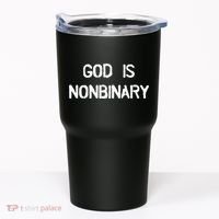 God Is Nonbinary Tumbler thumb 0