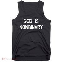 God Is Nonbinary Tank Top thumb 0