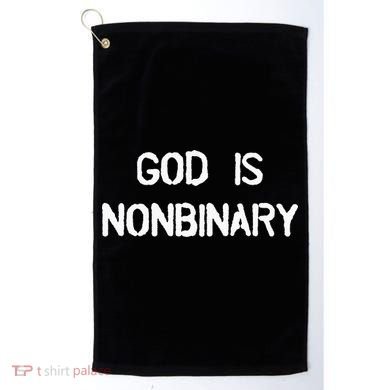 God Is Nonbinary Golf Towel