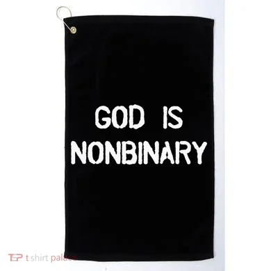 God Is Nonbinary Golf Towel