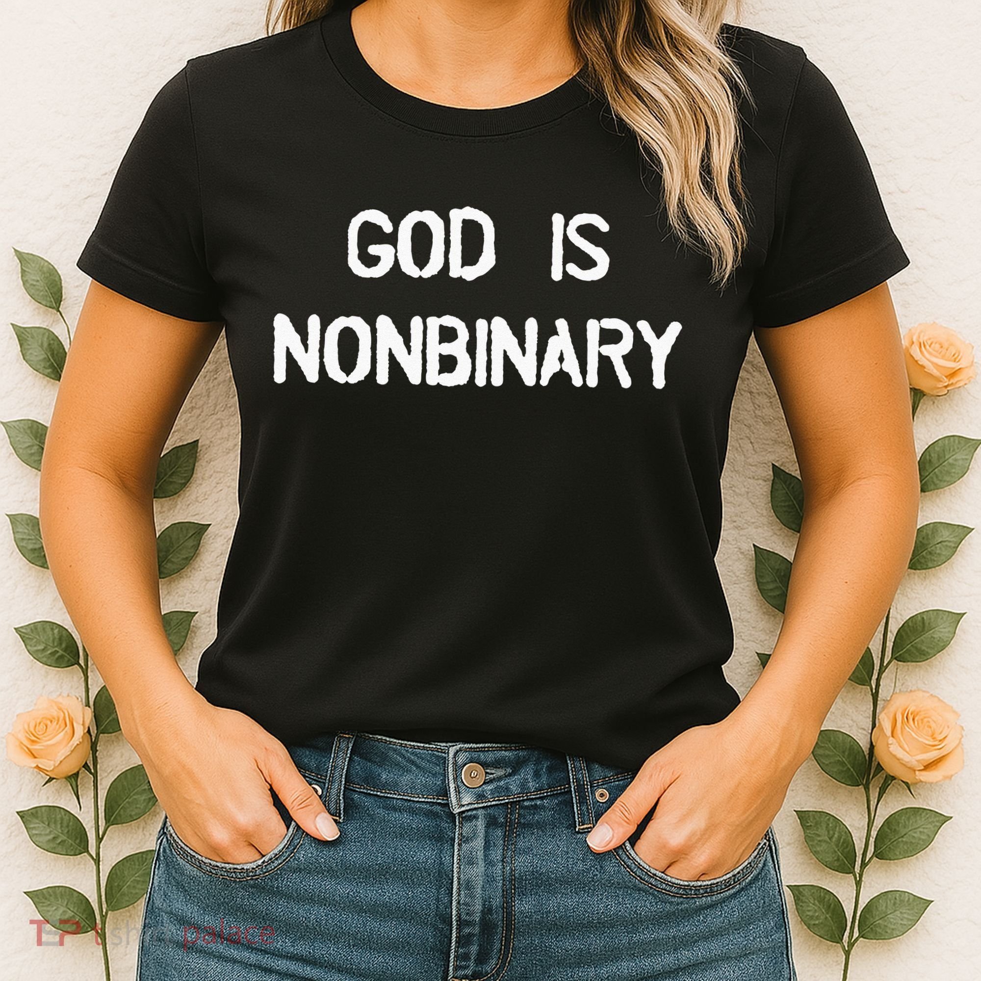 God Is Nonbinary Women's T-Shirt