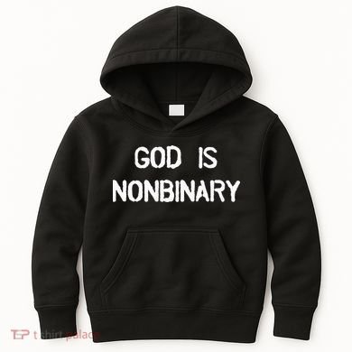 God Is Nonbinary Kids Hoodie
