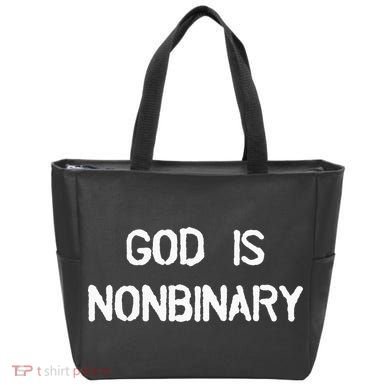 God Is Nonbinary Tote Bag