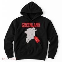 Greenland Is Not For Sale Funny Anti Trump Hoodie thumb 0