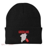 Greenland Is Not For Sale Funny Anti Trump Beanie thumb 0