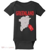 Greenland Is Not For Sale Funny Anti Trump Baby Bodysuit thumb 0