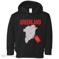 Greenland Is Not For Sale Funny Anti Trump Toddler Hoodie thumb 0
