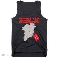 Greenland Is Not For Sale Funny Anti Trump Tank Top thumb 0