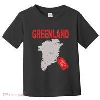 Greenland Is Not For Sale Funny Anti Trump Toddler T-Shirt thumb 0