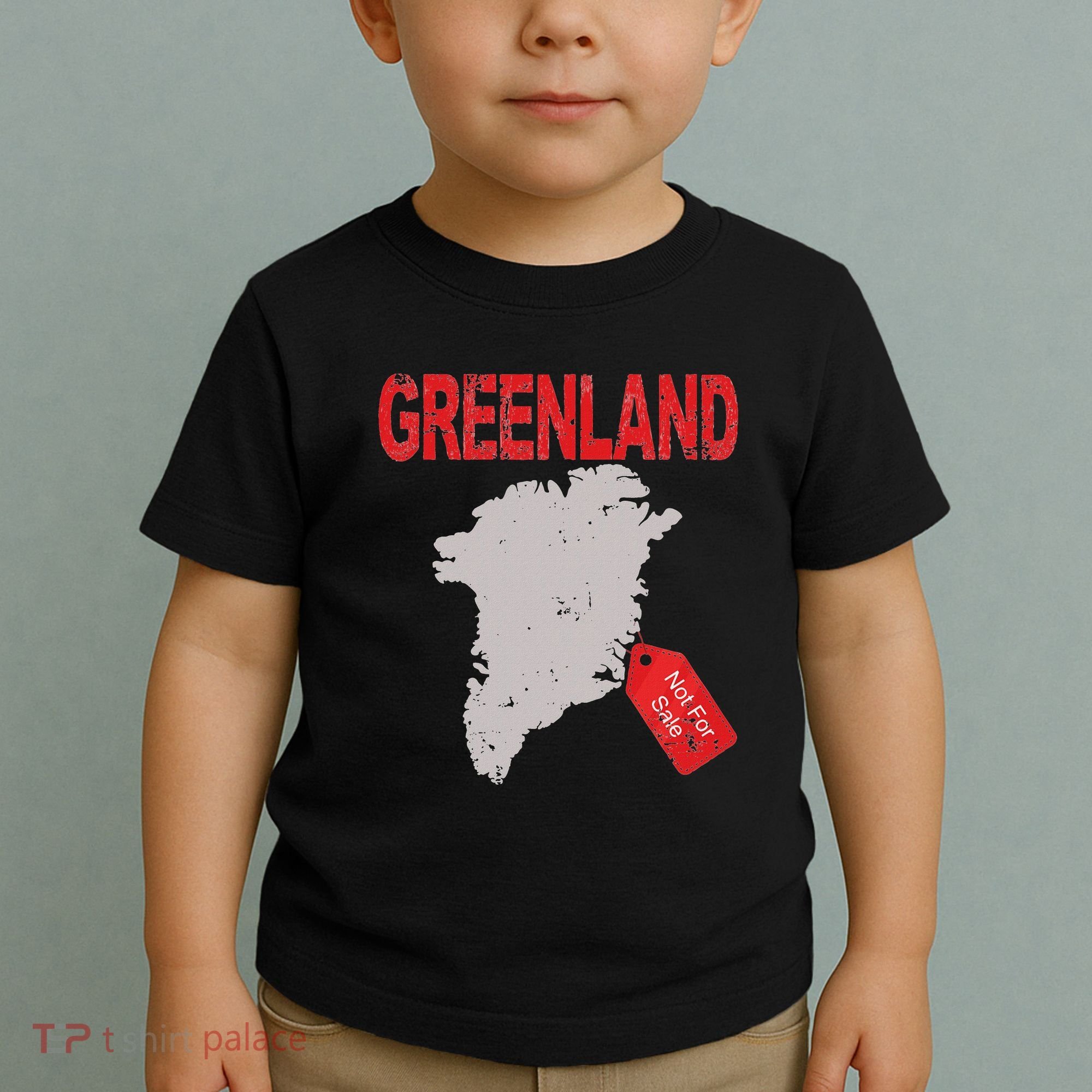 Greenland Is Not For Sale Funny Anti Trump Toddler T-Shirt