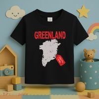 Greenland Is Not For Sale Funny Anti Trump Toddler T-Shirt thumb 3