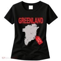 Greenland Is Not For Sale Funny Anti Trump Women's T-Shirt thumb 0