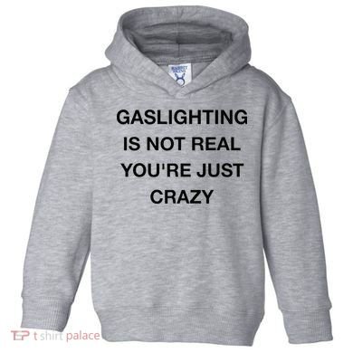 Gaslighting Is Not Real Toddler Hoodie
