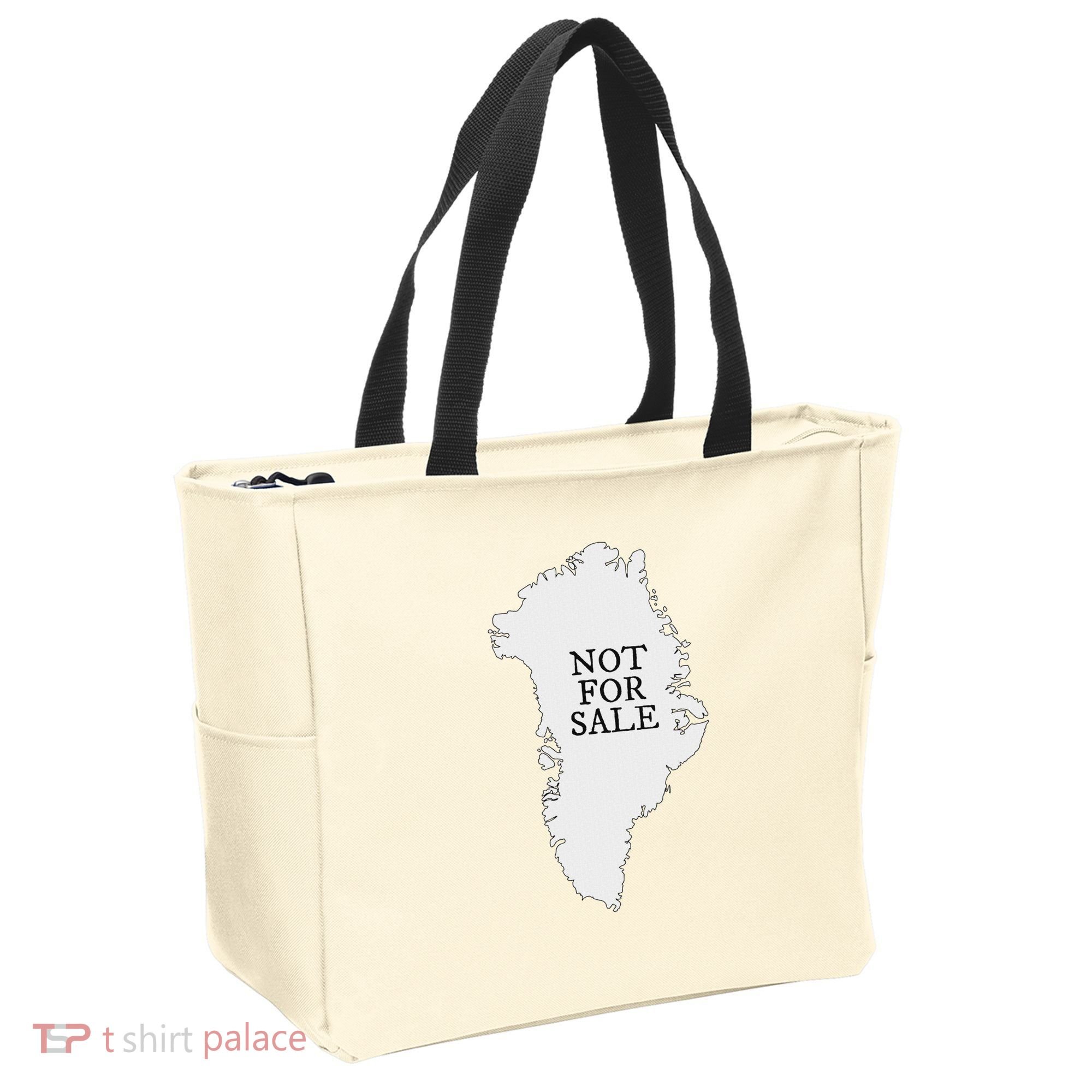 Greenland Is Not For Sale Tote Bag