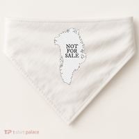 Greenland Is Not For Sale USA-Made Doggie Bandana thumb 0