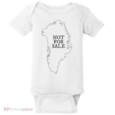 Greenland Is Not For Sale Baby Bodysuit