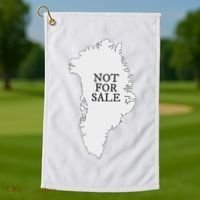Greenland Is Not For Sale Golf Towel thumb 1