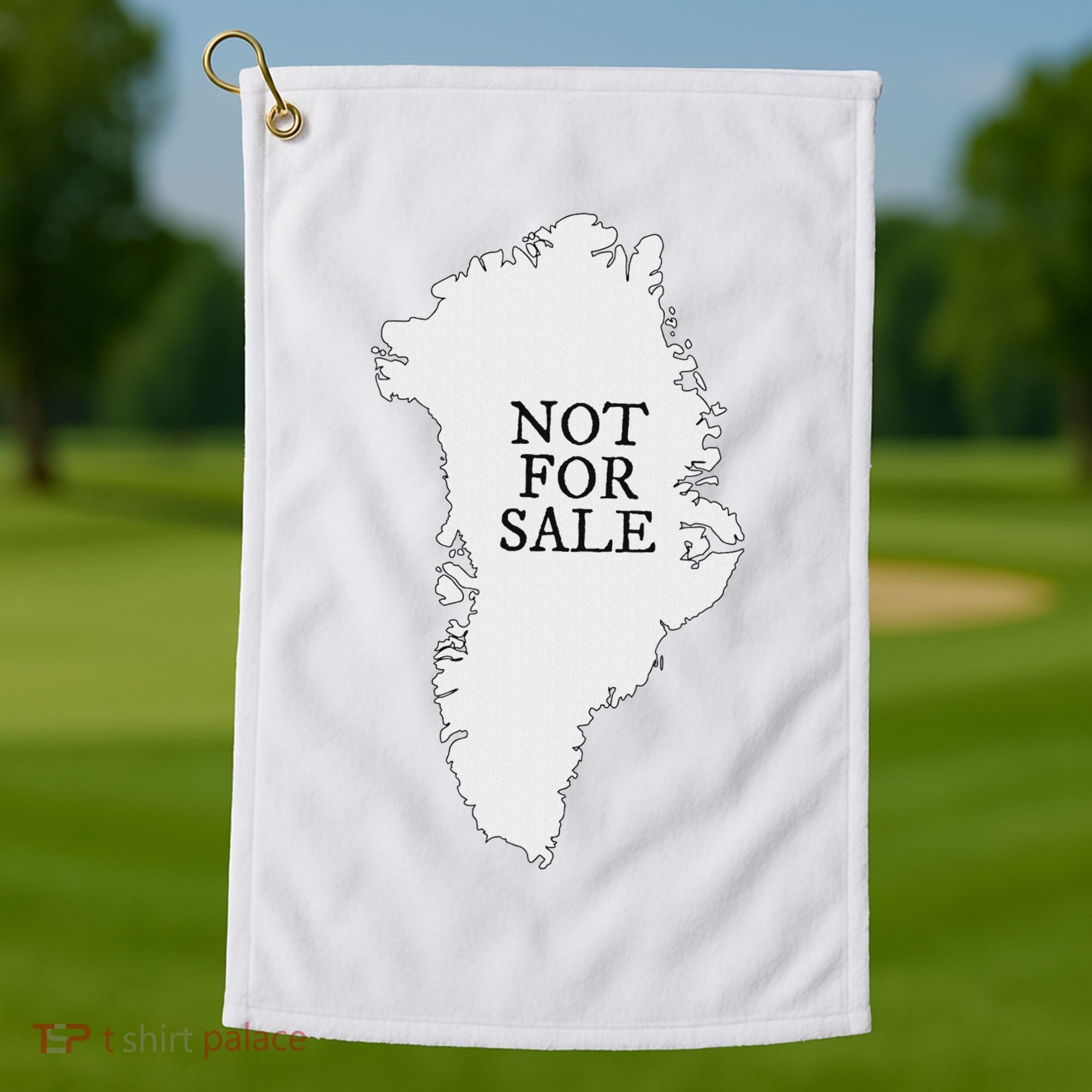 Greenland Is Not For Sale Golf Towel