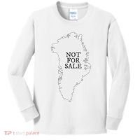 Greenland Is Not For Sale Kids Long Sleeve Shirt thumb 0