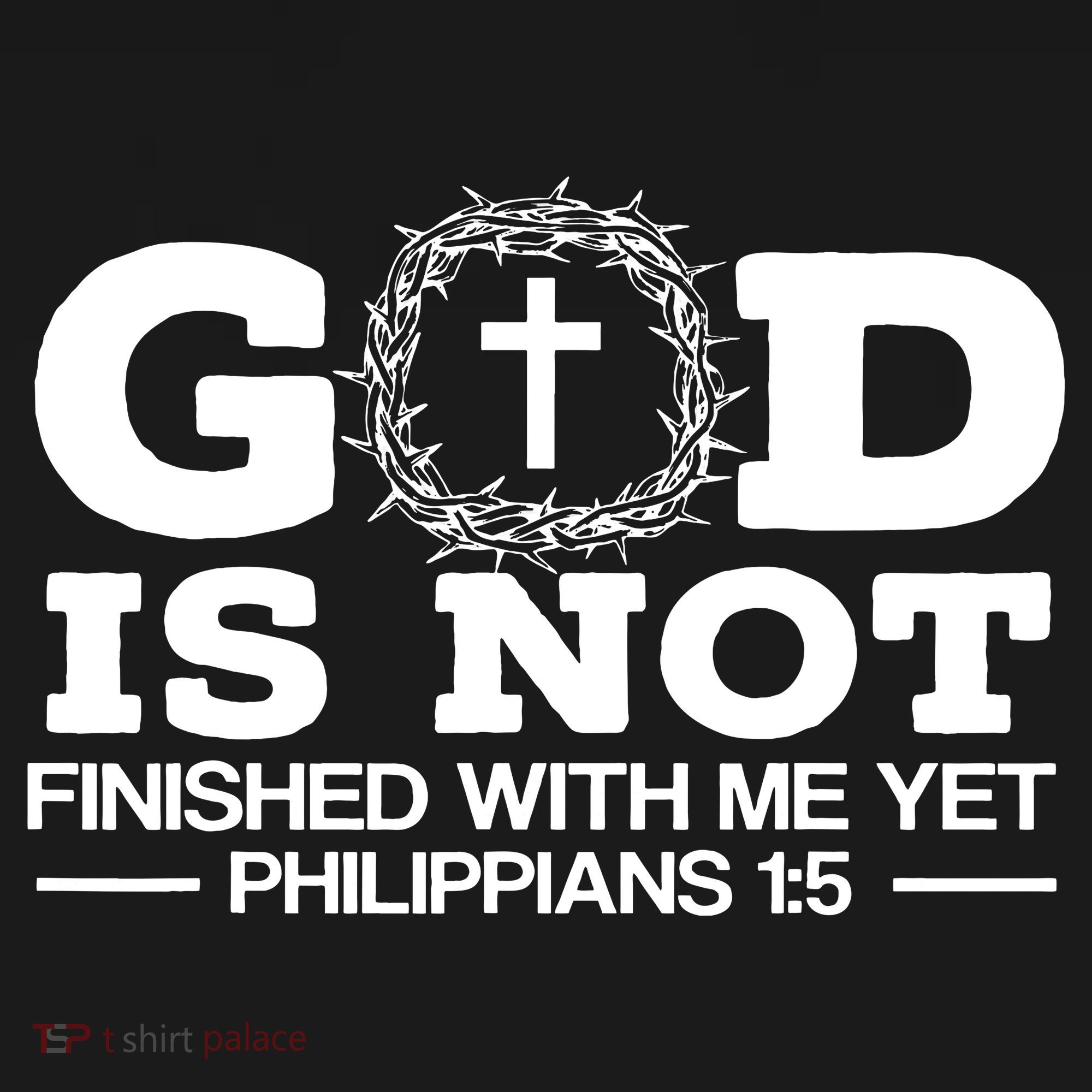 God Is Not Finished With Me Yet Christian Religious Apron