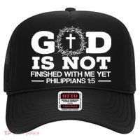 God Is Not Finished With Me Yet Christian Religious Hat thumb 0