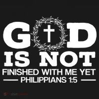 God Is Not Finished With Me Yet Christian Religious Kids Sweatshirt thumb 2