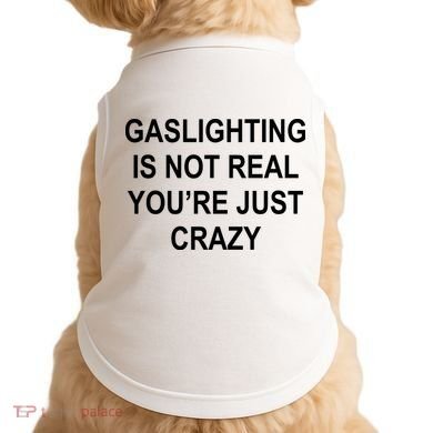 Gaslighting Is Not Real You're Just Crazy Doggie Tank