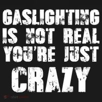 Gaslighting Is Not Real You're Just Crazy Distressed Funny Meme Ornament thumb 1