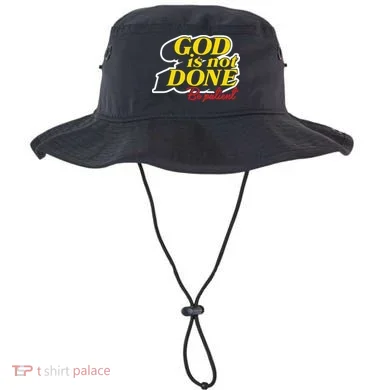 God Is Not Done Be Patient Bucket Hat