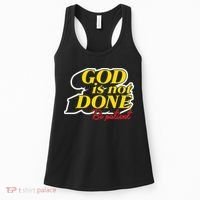 God Is Not Done Be Patient Women's Tank Top thumb 0