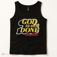 God Is Not Done Be Patient Tank Top thumb 2