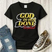 God Is Not Done Be Patient Women's T-Shirt thumb 3