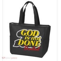 God Is Not Done Be Patient Tote Bag thumb 3