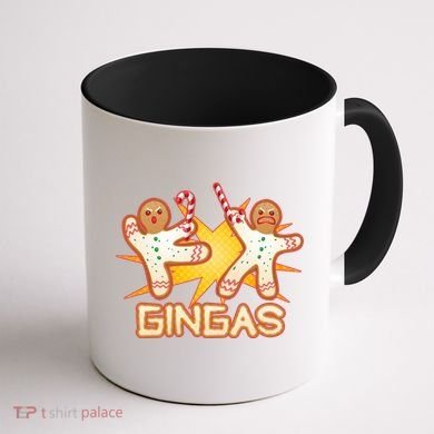 Gingas Gingerbread Ninja Men Coffee Mug back