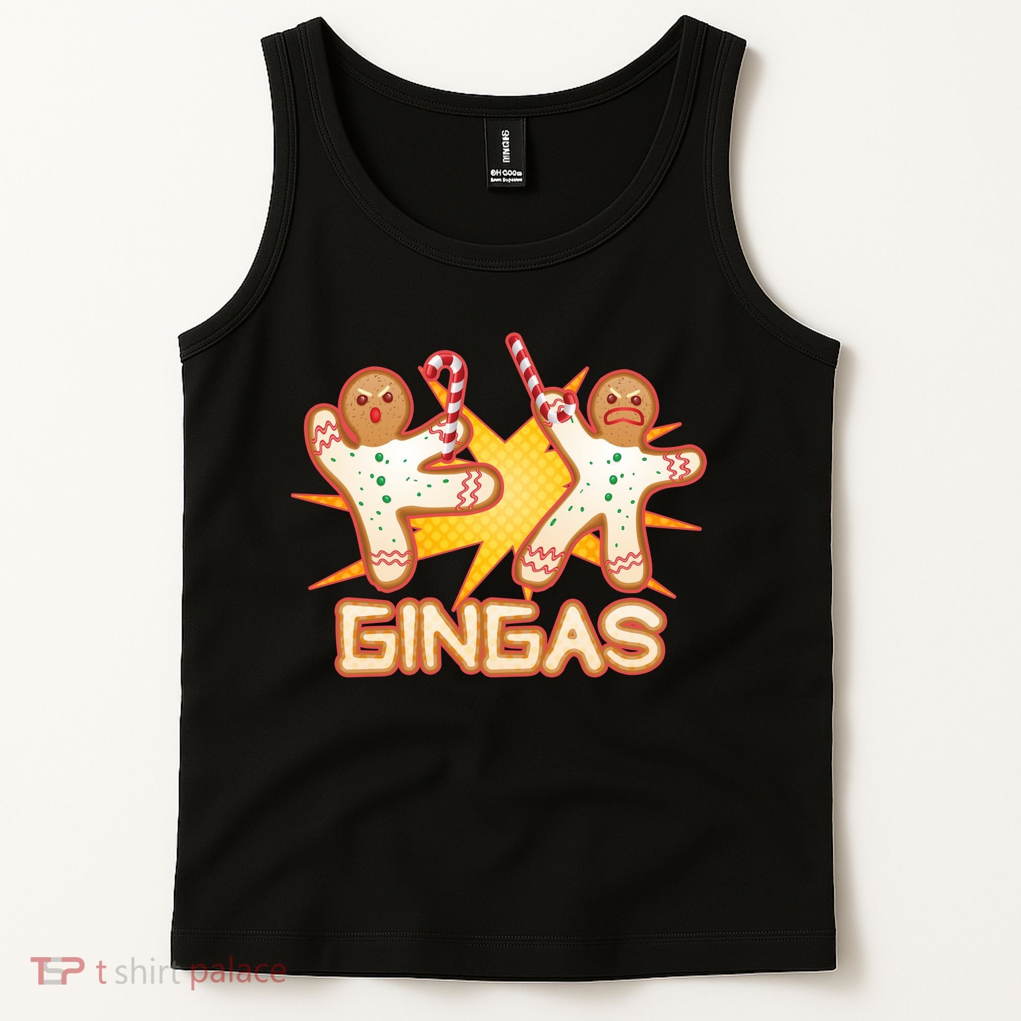 Gingas Gingerbread Ninja Men Tank Top