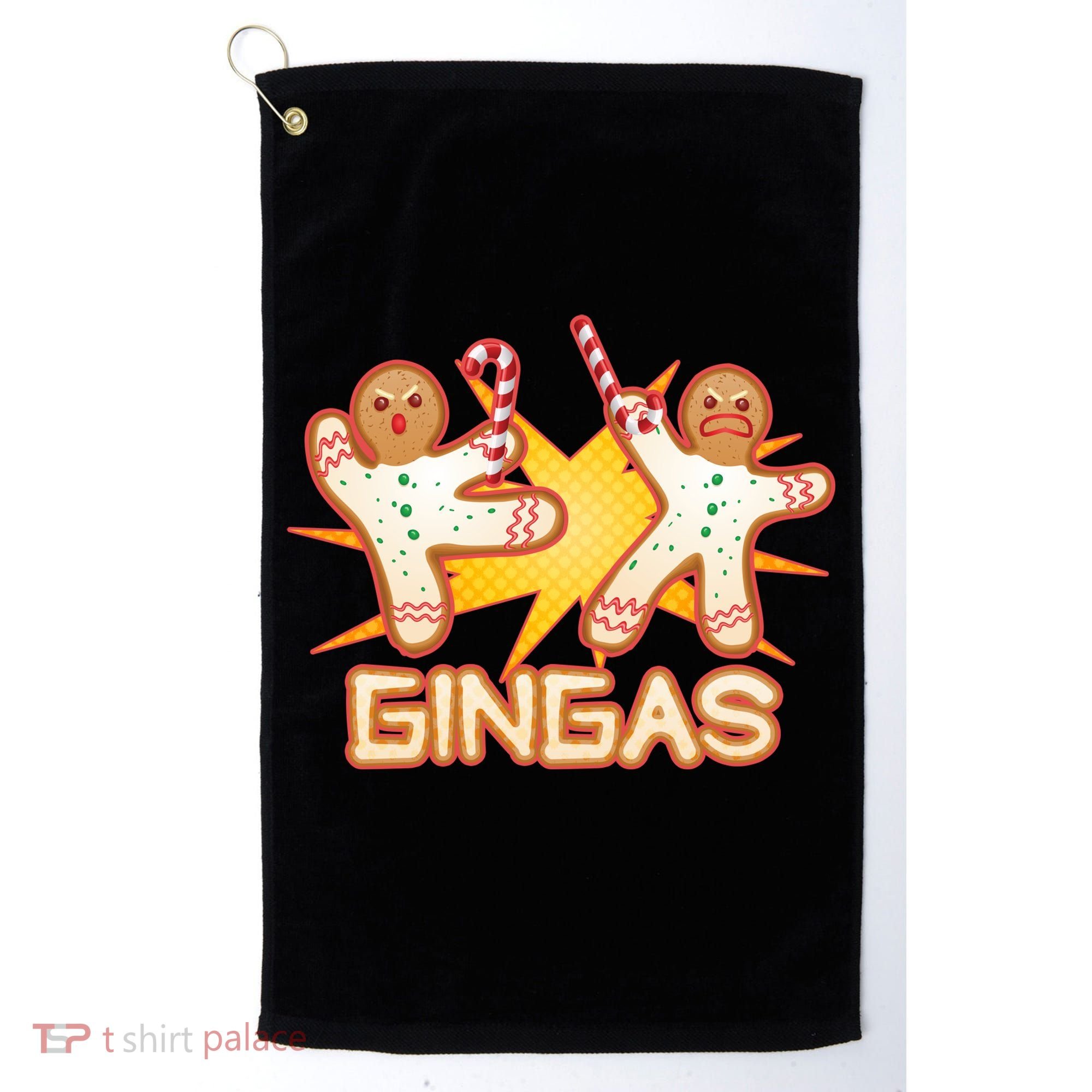 Gingas Gingerbread Ninja Men Golf Towel
