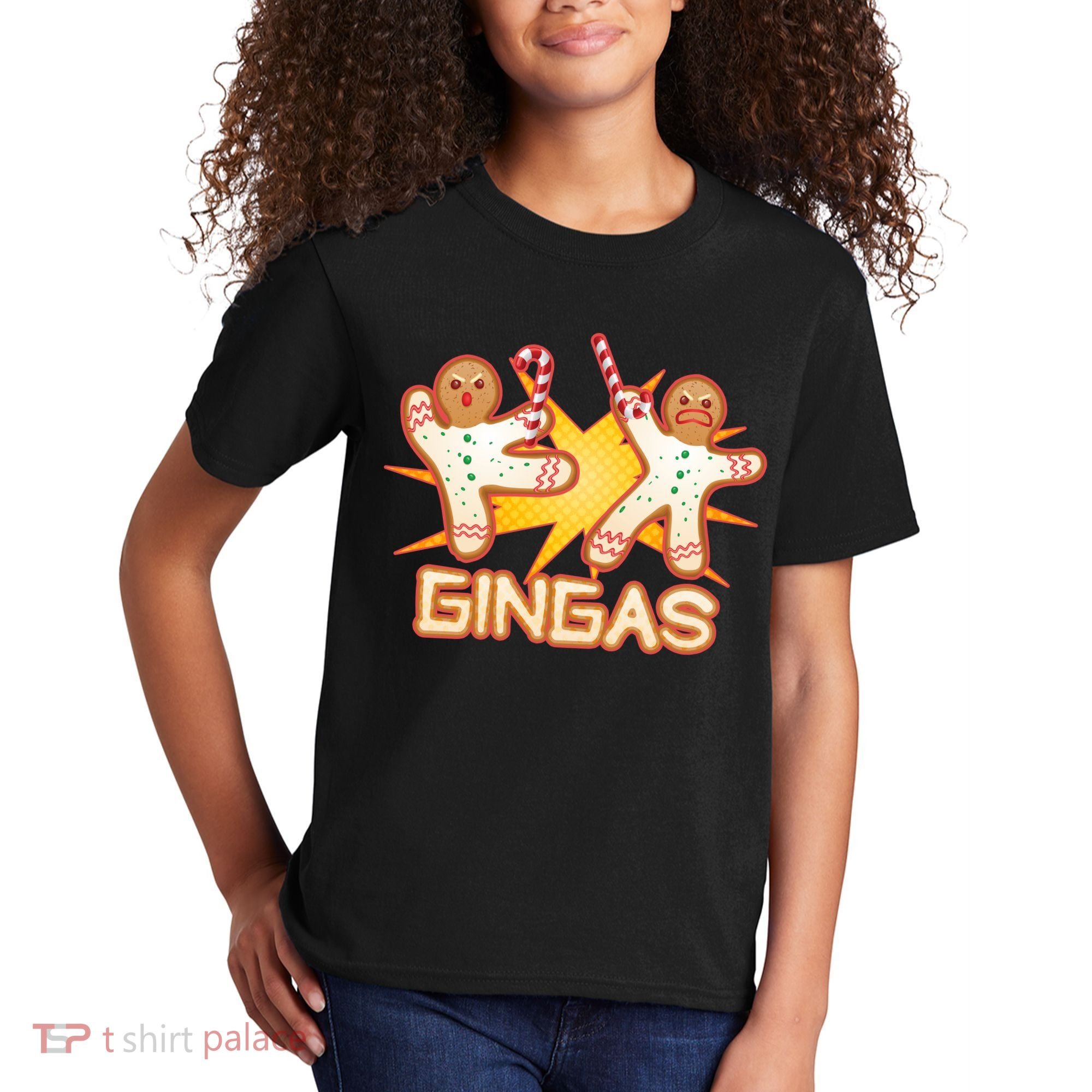 Gingas Gingerbread Ninja Men Kids T-Shirt