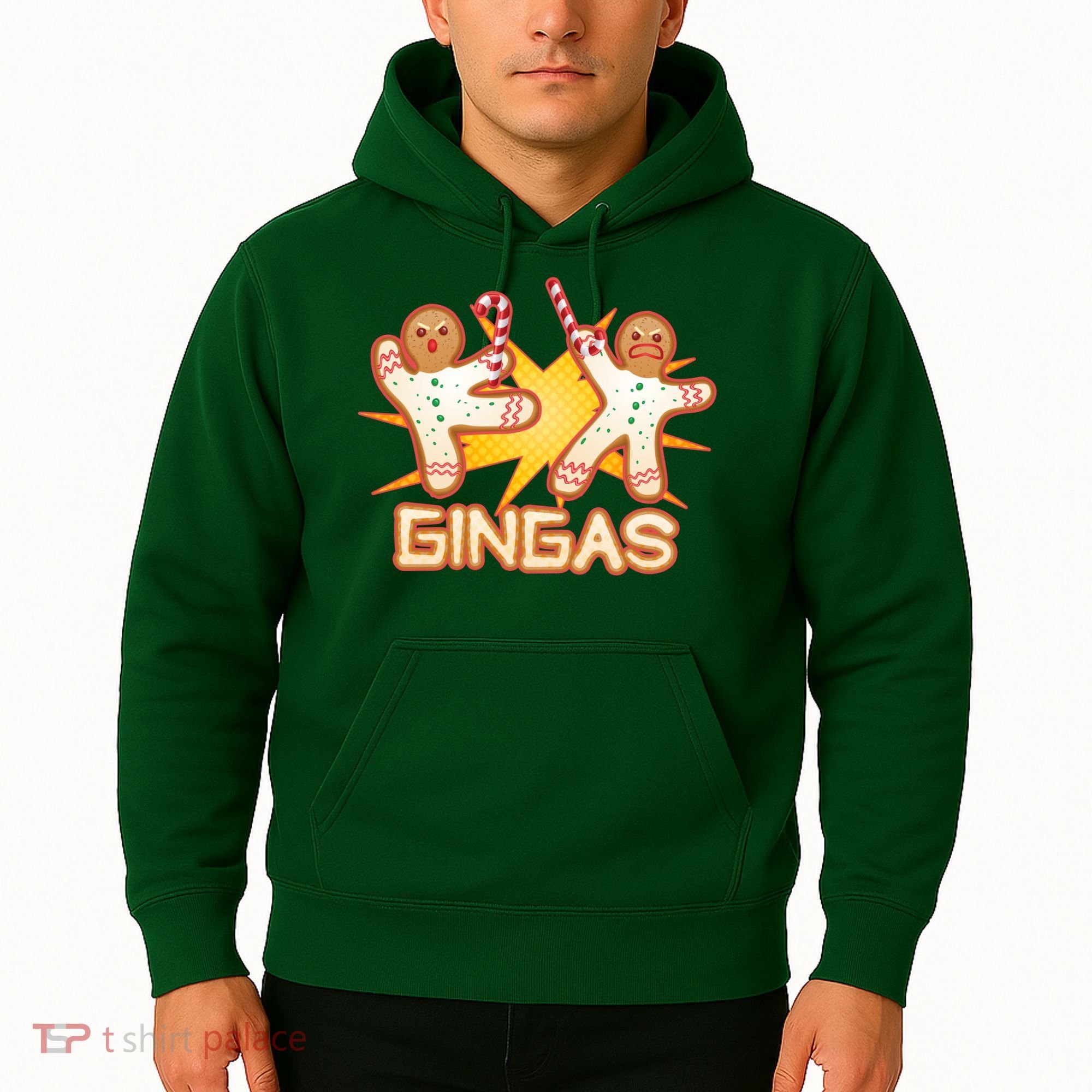 Gingas Gingerbread Ninja Men Hoodie