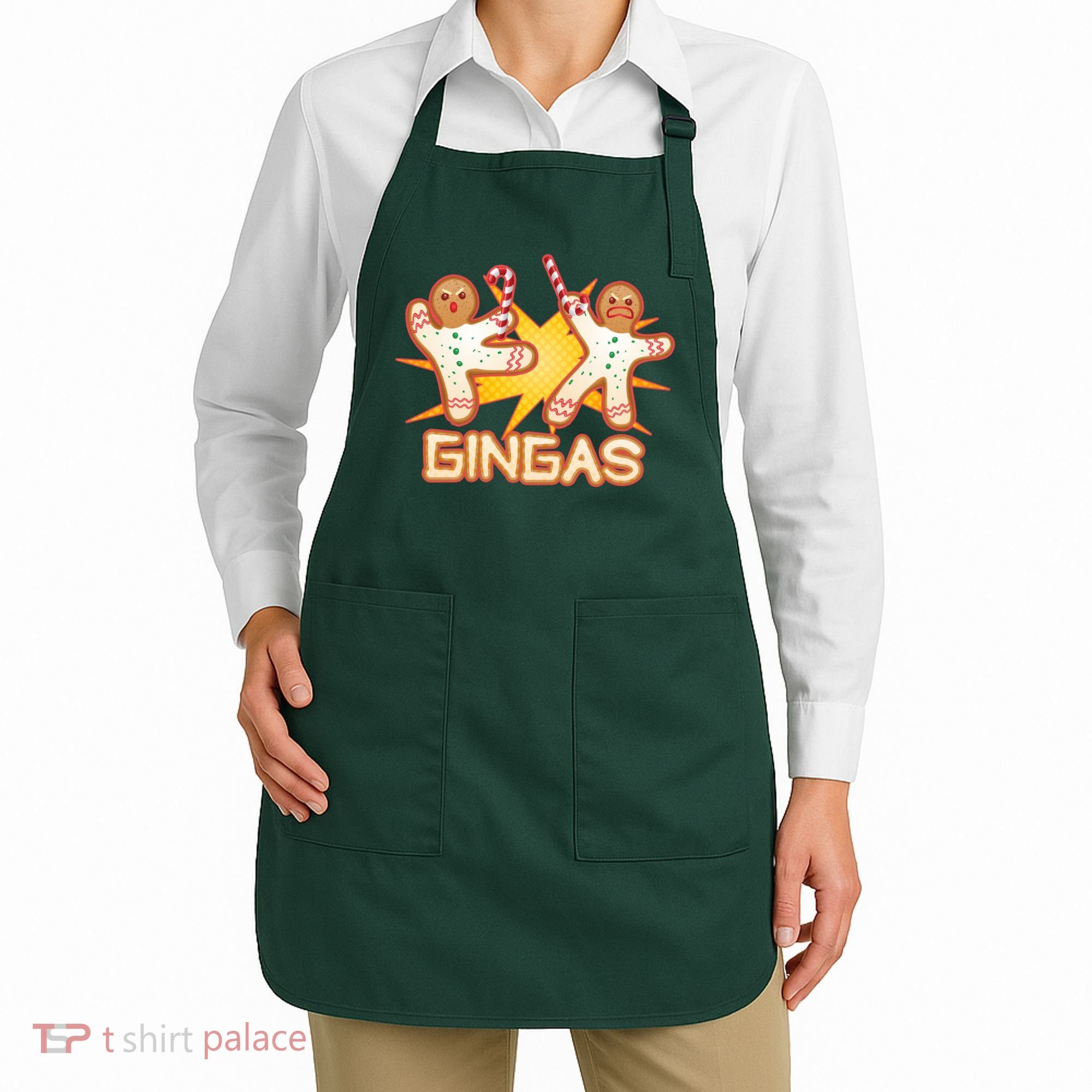 Gingas Gingerbread Ninja Men Apron