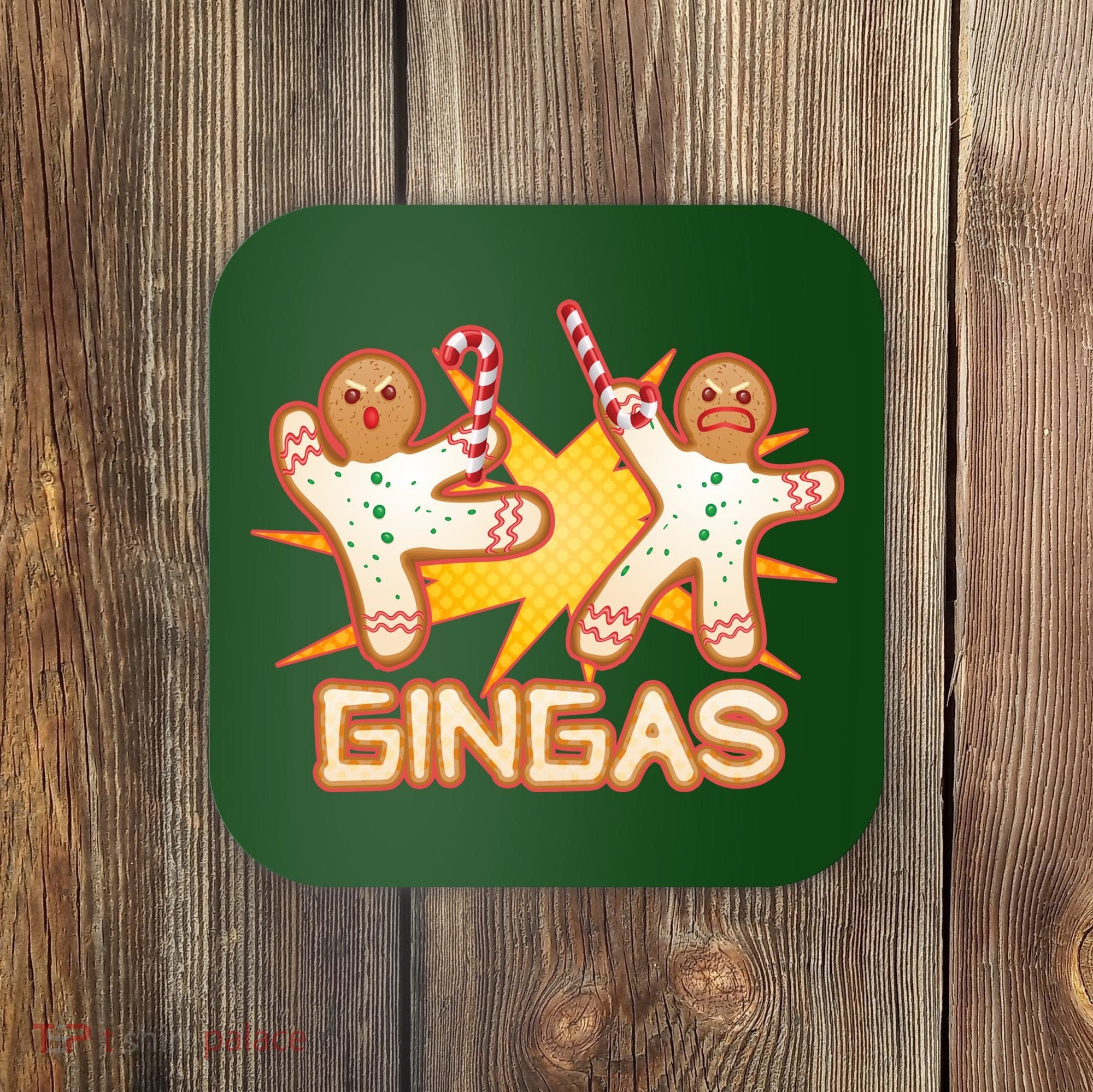Gingas Gingerbread Ninja Men Coaster