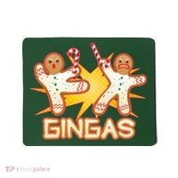 Gingas Gingerbread Ninja Men Mousepad thumb 0