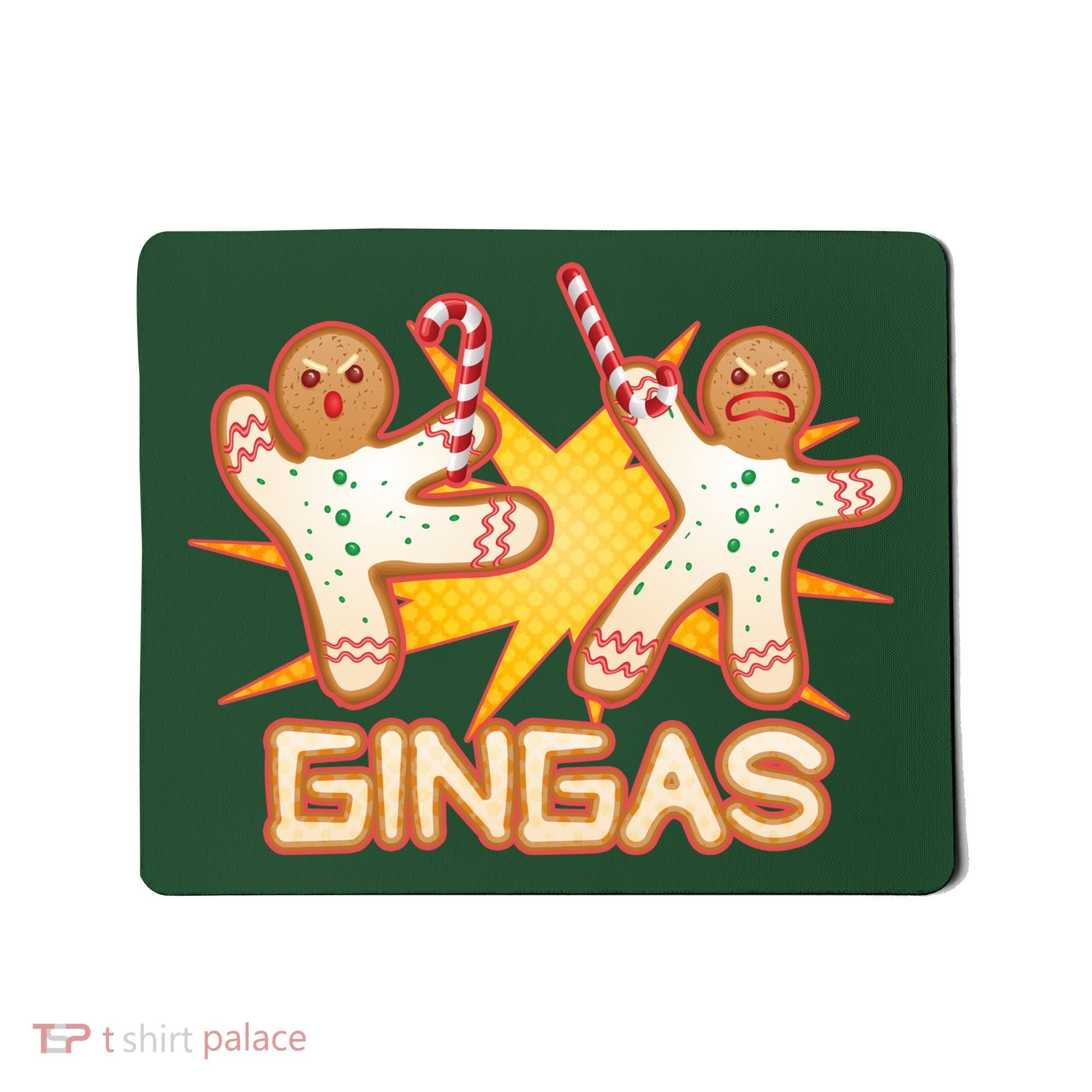 Gingas Gingerbread Ninja Men Mousepad