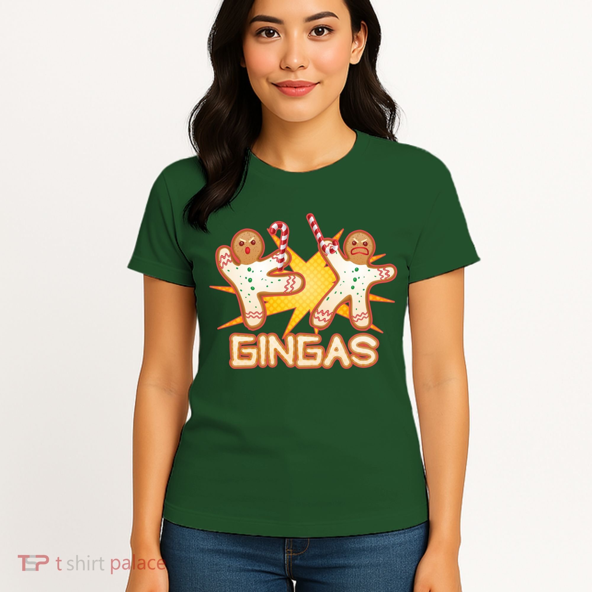 Gingas Gingerbread Ninja Men Women's T-Shirt