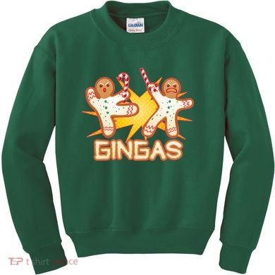 Gingas Gingerbread Ninja Men Kids Sweatshirt