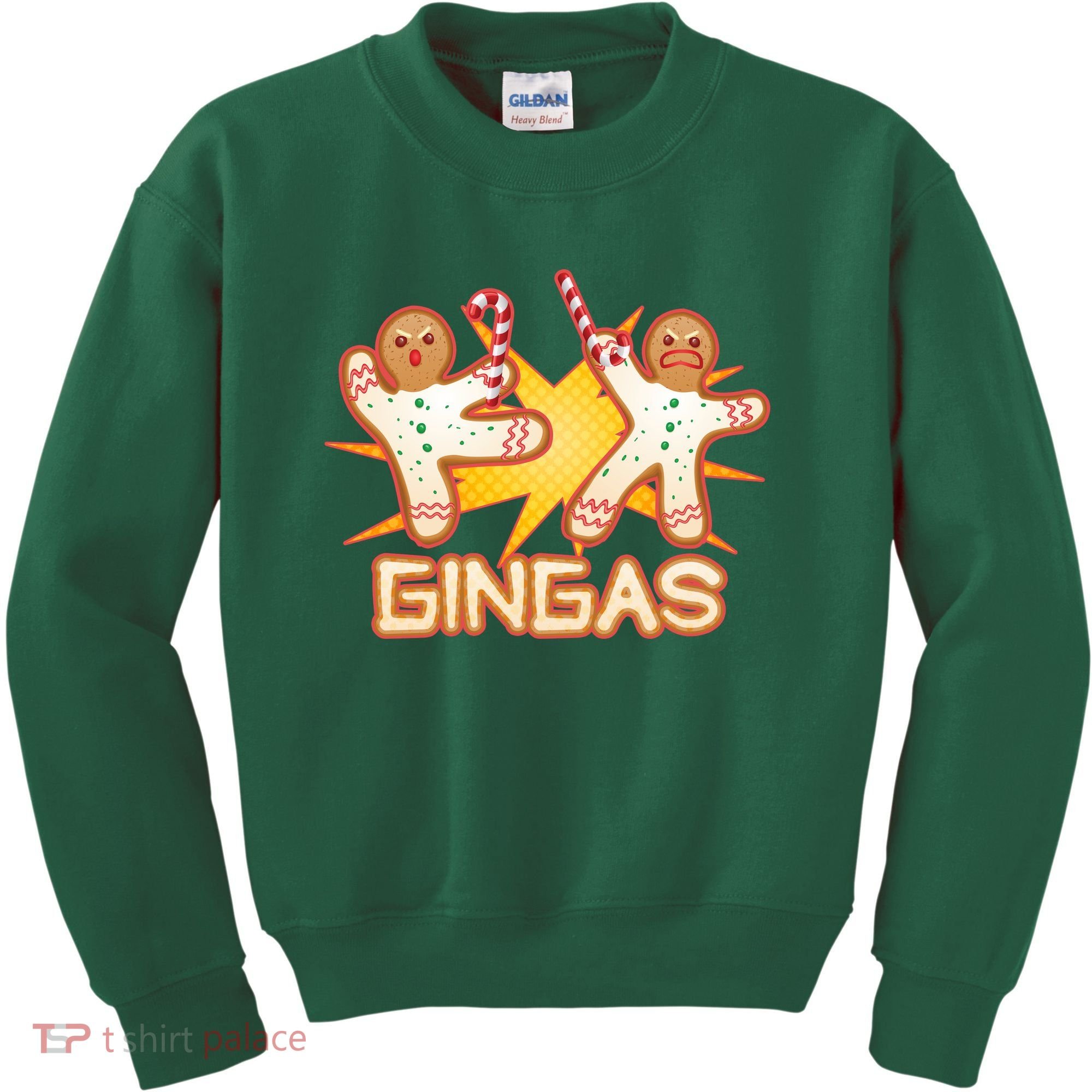Gingas Gingerbread Ninja Men Kids Sweatshirt