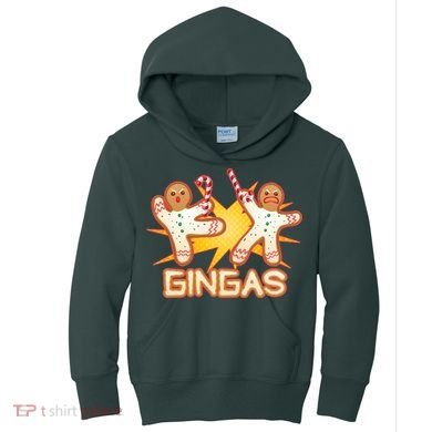 Gingas Gingerbread Ninja Men Kids Hoodie