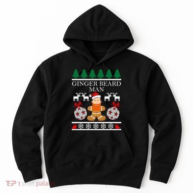Ginger Beard Man Ugly Christmas Sweater Hoodie